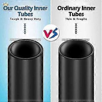 700x35-43c Bike Inner Tube 2Pack 2 Rim Strips Schrader Valve For 700c Use Road