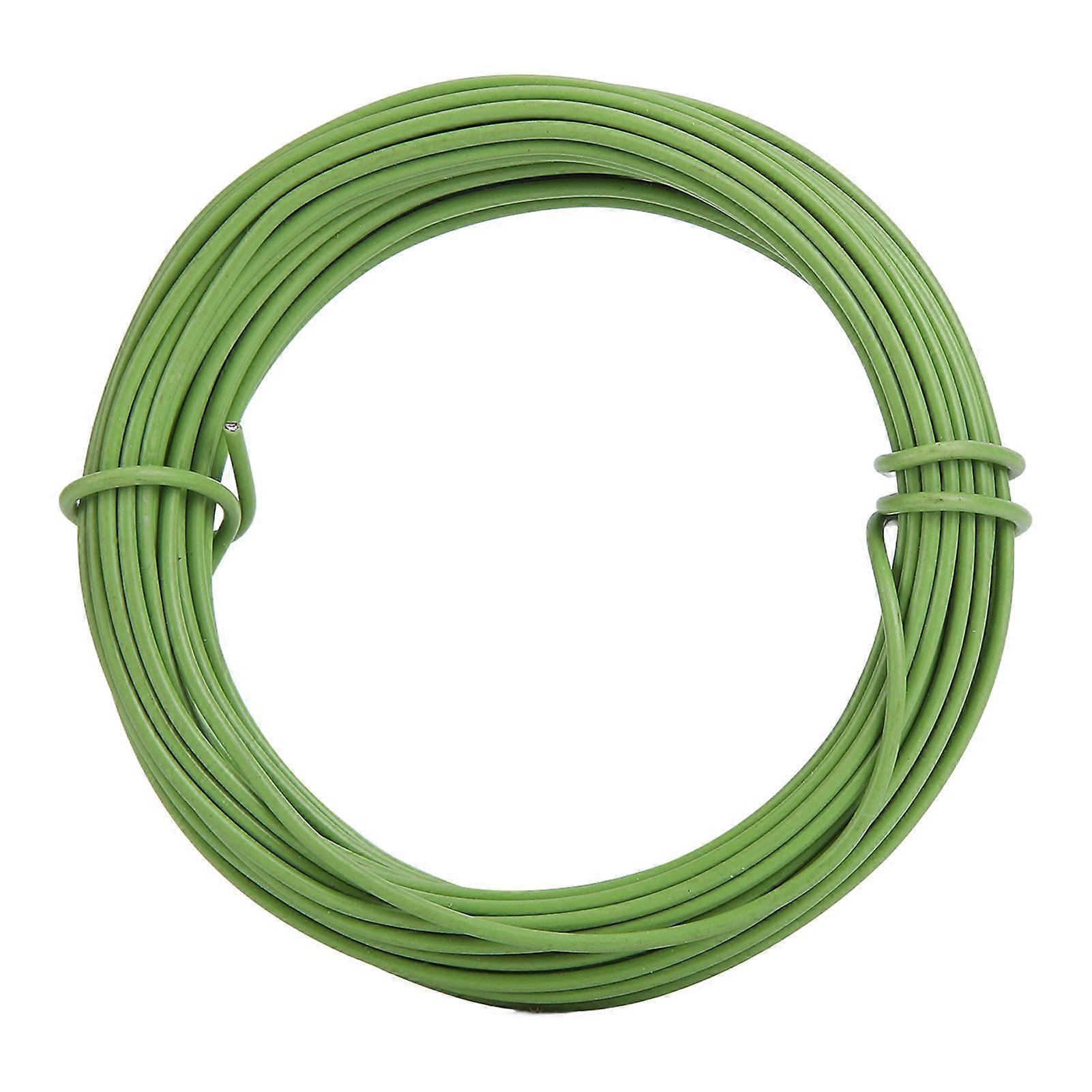 10m Green Plastic-Coated Bonsai Wire