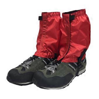 Gaiter for Outdoor Hiking Breathable Snow Gaiters 1Pair Red