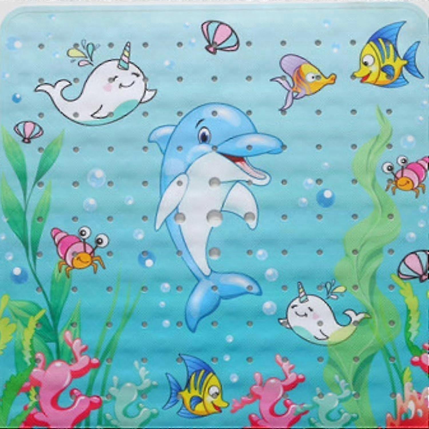 Compact Anti-Slip Shower Floor Mat