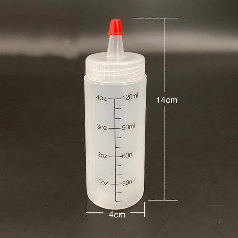 Plastic Needle-nosed Scale Squeeze Bottle for Kitchen Use