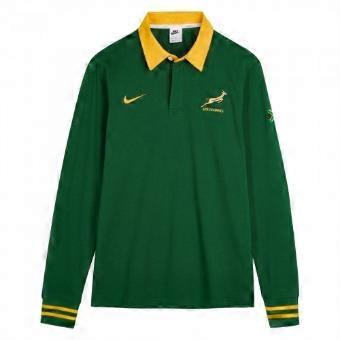 Nike Mens Springboks Classic 2026 Long-Sleeved Polo Shirt