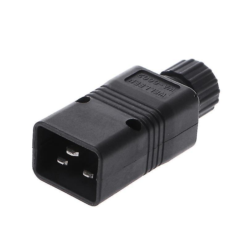 Iec 320 C20 Conector masculin Power Ac Power Plug Computer 16a 250v