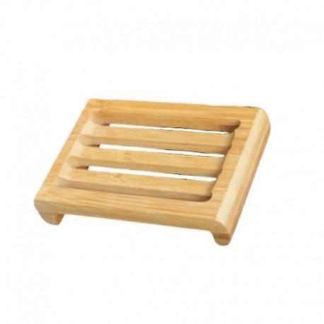 Bamboo soap dish from Klockargådens for solid soaps
