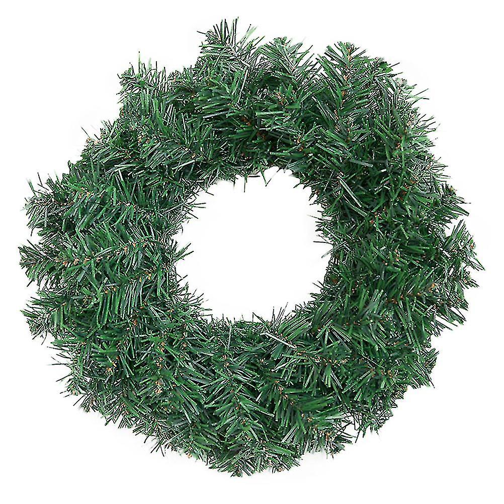 1pc Christmas Wreath Ornament Artificial Garland Chic Shop Window Decoration
