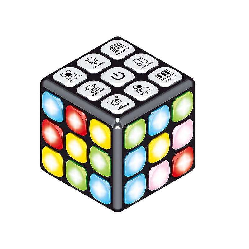 Electronic Cube Music Flashing Fingers Cube Handheld Game Toy For Kids