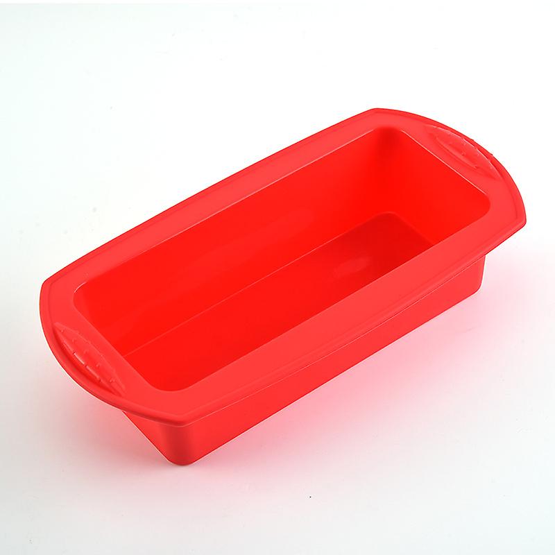 1pc Cake Bread Cake Mold Convenient Silicone Baking Mold(Red)