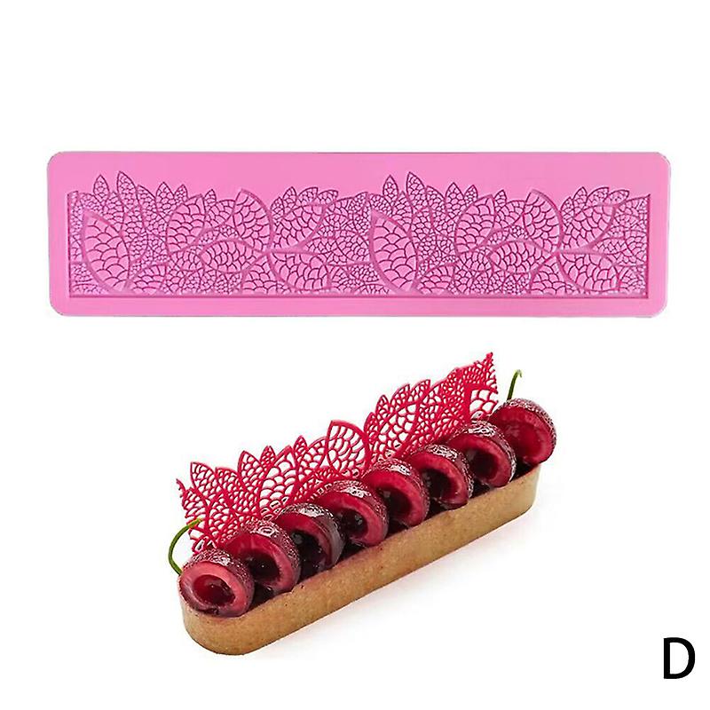 1pc Leaf Flower Wreath Silicone Cake Lace Mold Cake Decorating Tool Bakeware