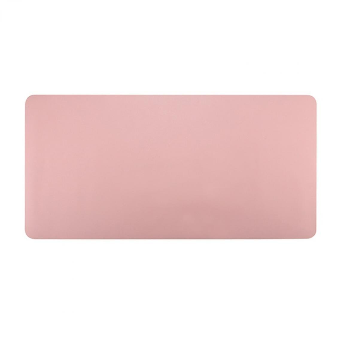 Leather Computer Mouse Pad Gaming Mouse Pad Gamer Mouse Pad Pc Table Mat Keyboard Mat(pink)