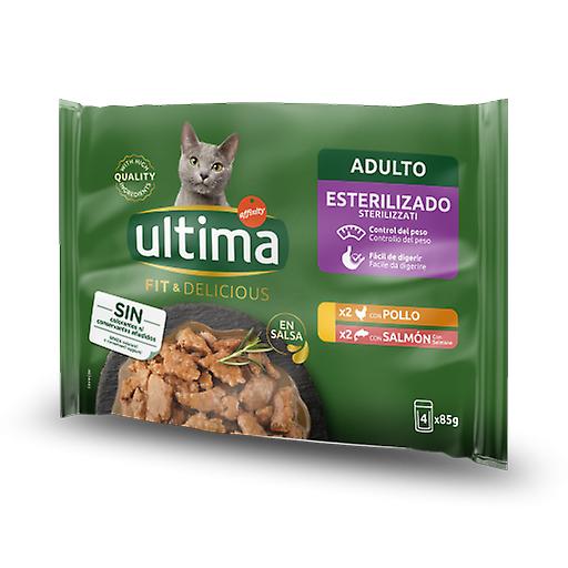 Ultima Fit & Delicious Chicken & Salmon Wet Food Pack for Cats