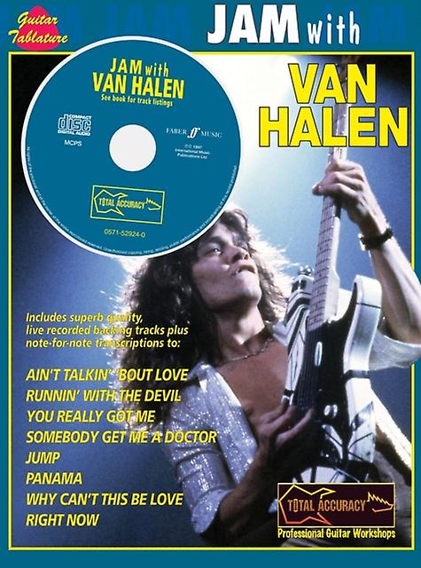Jam With Van Halen Paperback Book