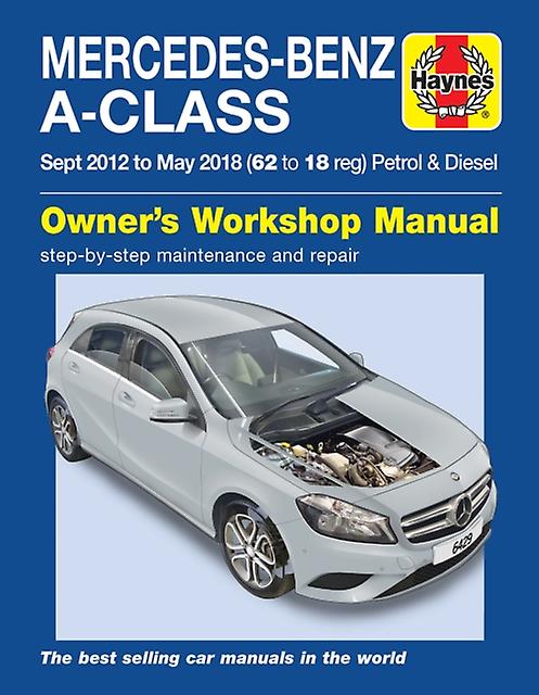 Mercedesbenz Aclass Sept May 18 62 To 18 Reg Petrol Diesel Haynes Repair Ma By Martyn Randall Paperback Book Size 12