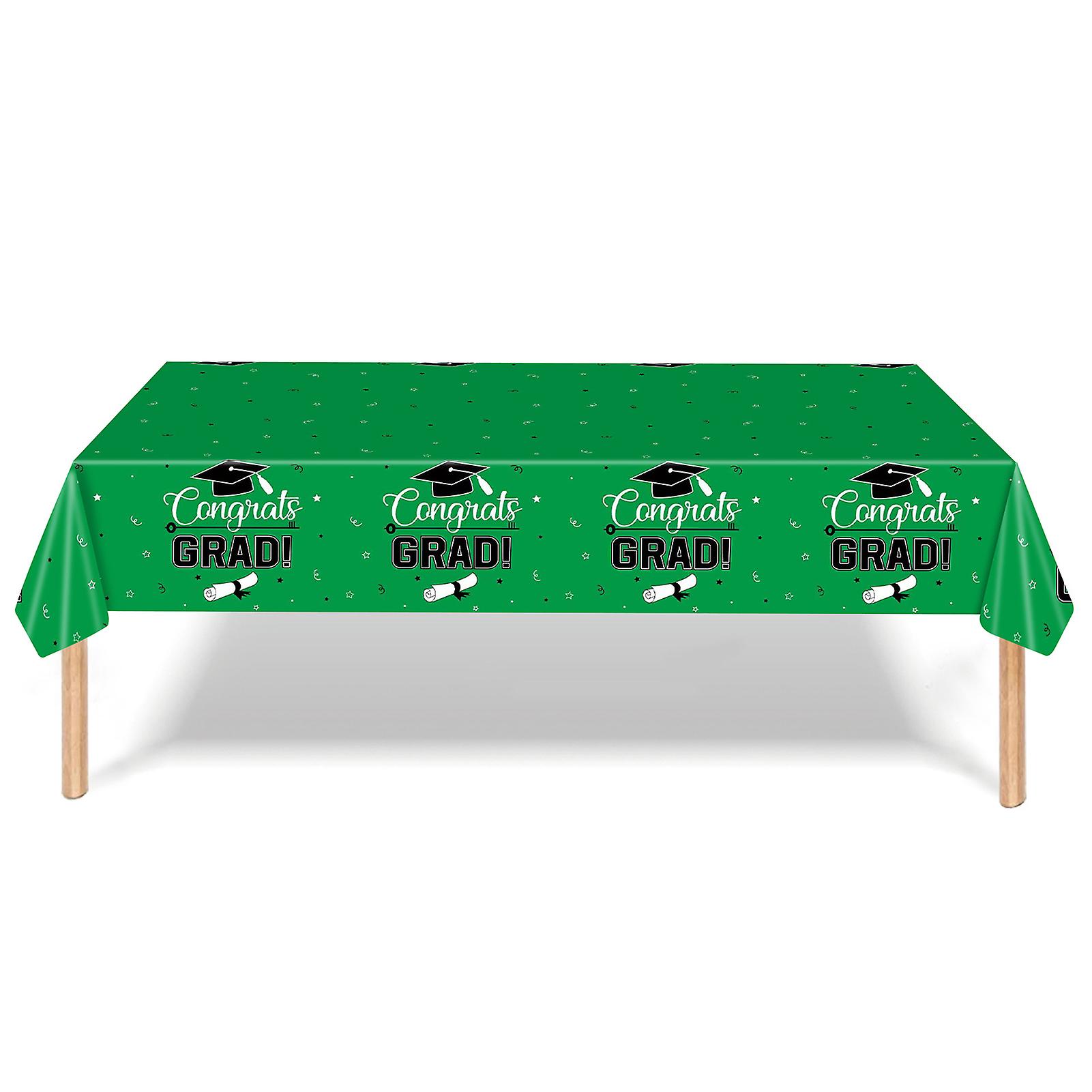 Graduation Theme Pattern Tablecloth Odourless Waterproof And Smooth Tablecloth For Graduation Party Decorations