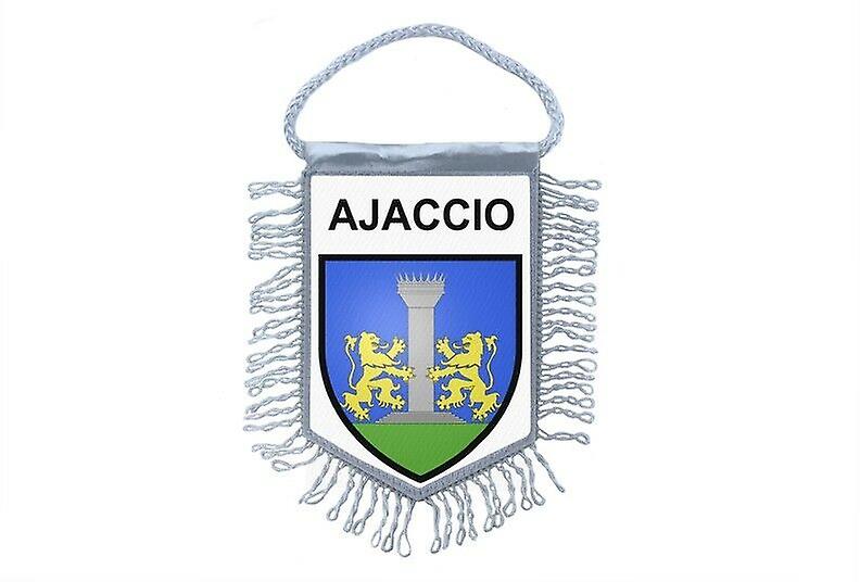 Pennant Mini Flag Country Car Decoration Souvenir Οικόσημο Γαλλία Ajaccio Corsica