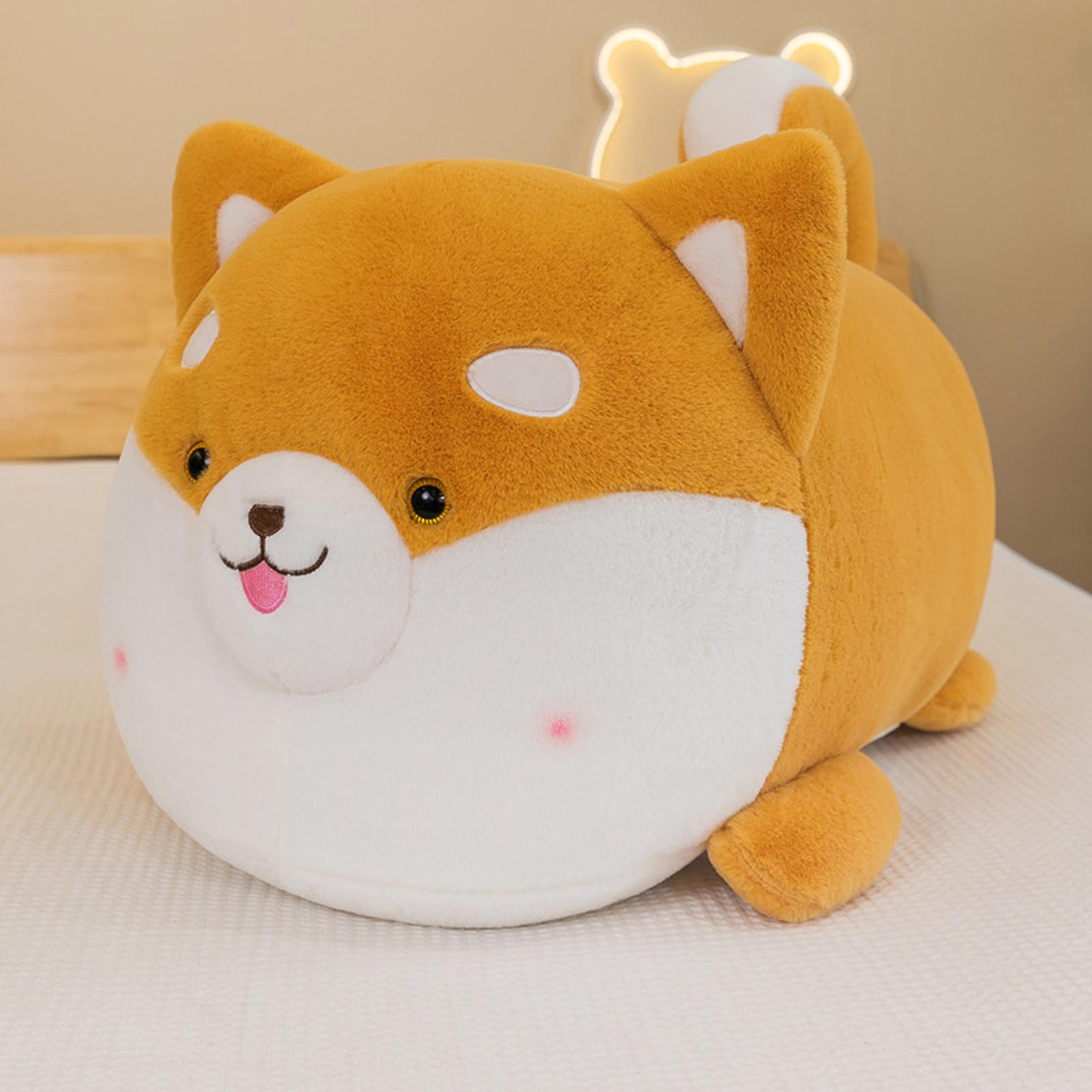 Kawaii Corgi Dog Plush Toy Cute Plush Toy Pillow Soft Comfortable Skin-friendly Plush Doll For Kids Birthday Children's Day Gifts