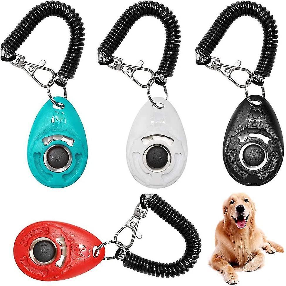 4 Pcs Dogs Clicker Training, Dog Dog Clicker, For Professional Pet Training, For Dogs, Cats, Birds