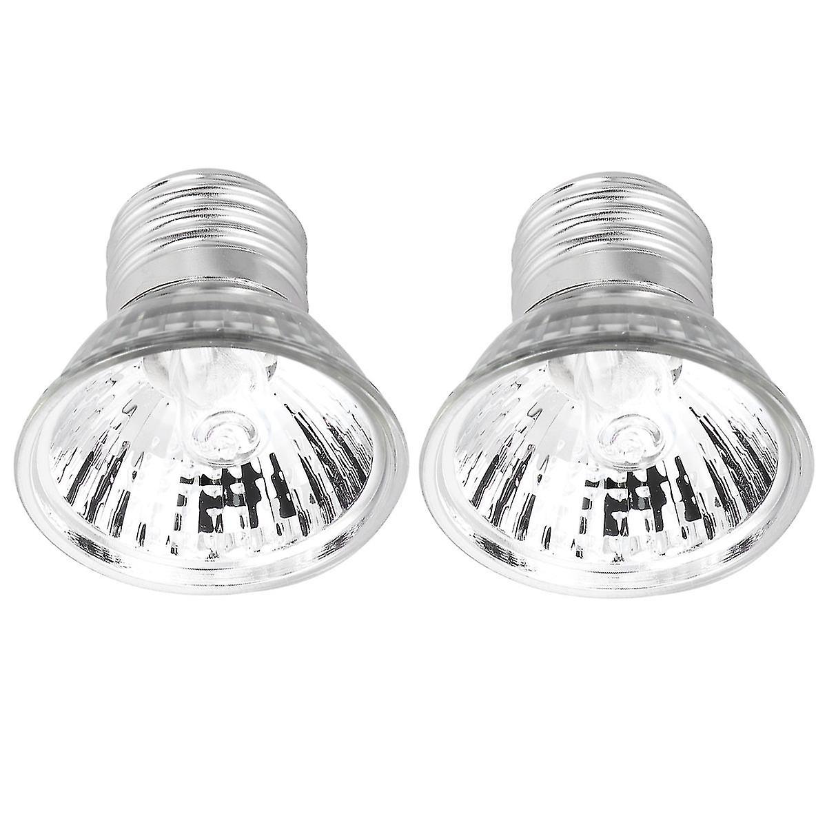 2pcs 25w Uvb+uva3.0 Reptile Lamp Bulb Turtle Basking Uv Light Bulbs Heating Lamp Reptile Sun Light B