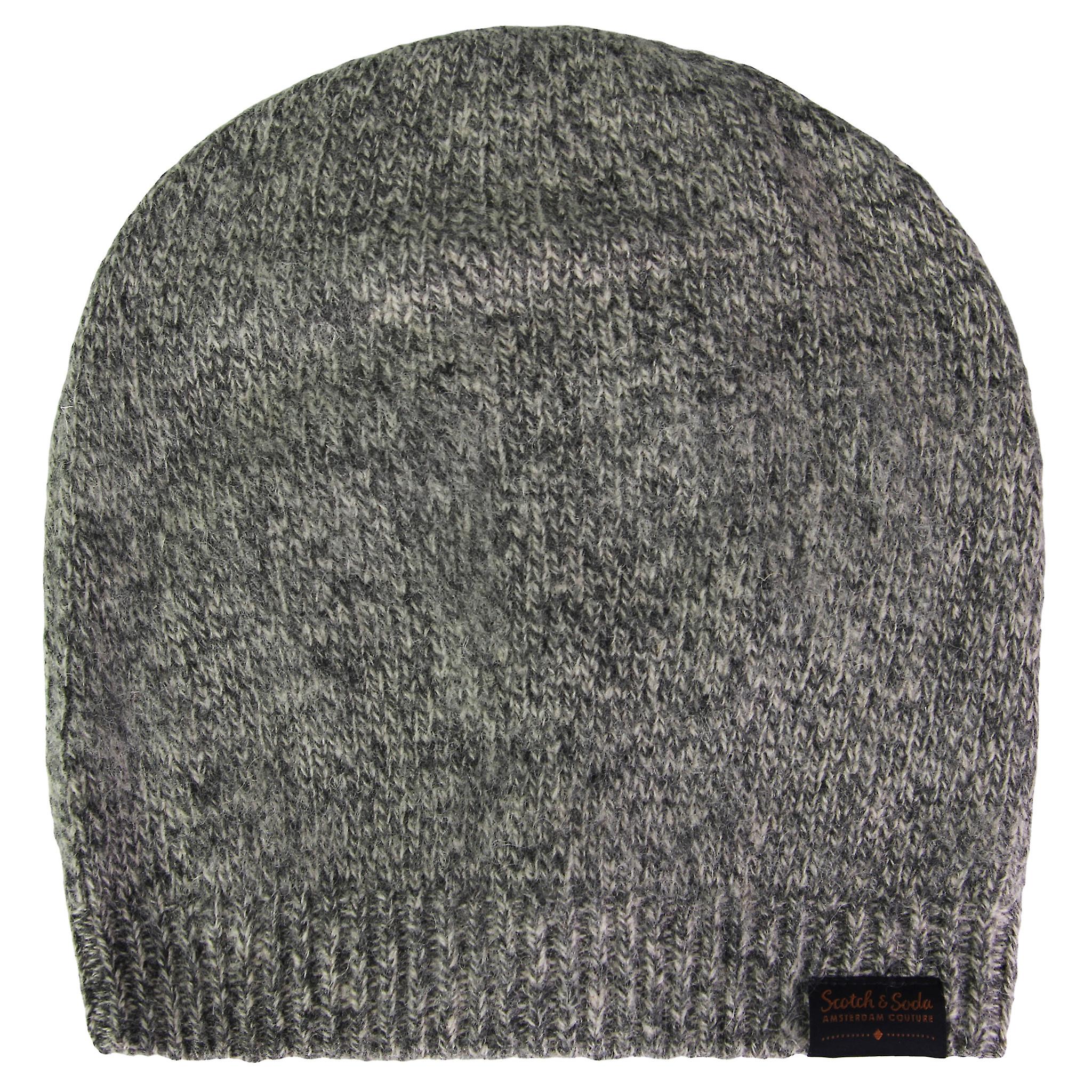 Scotch & Soda Wool Basic Beanie Grey Winter Mens Hat 133918 0607