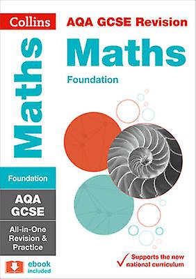 Aqa Gcse 91 Maths Foundation Allinone Complete Revision And Practice by Collins GCSE Paperback
