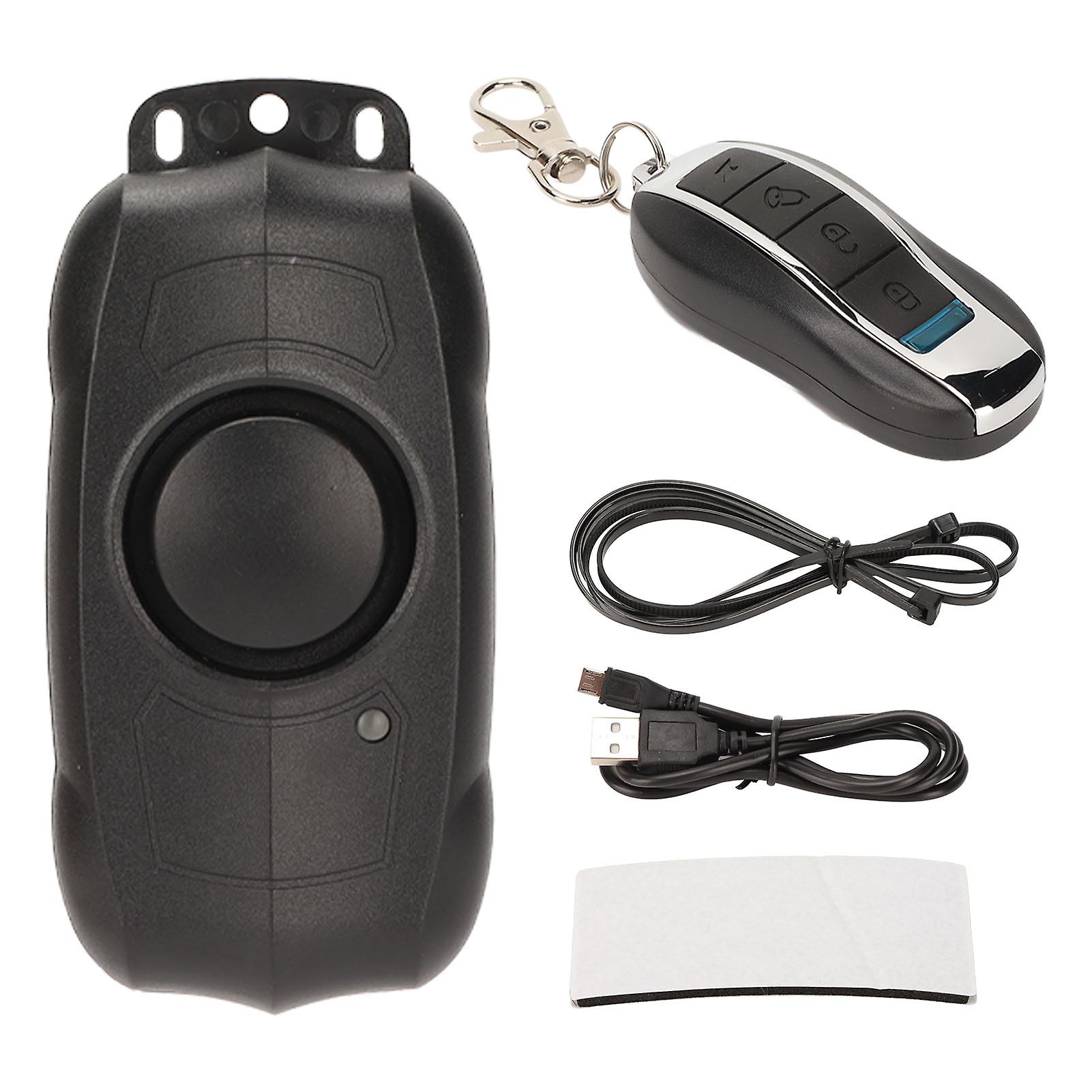 Wireless Bike Alarm - 113dB Anti-Theft, IP55 Waterproof, Remote Control, Rechargeable
