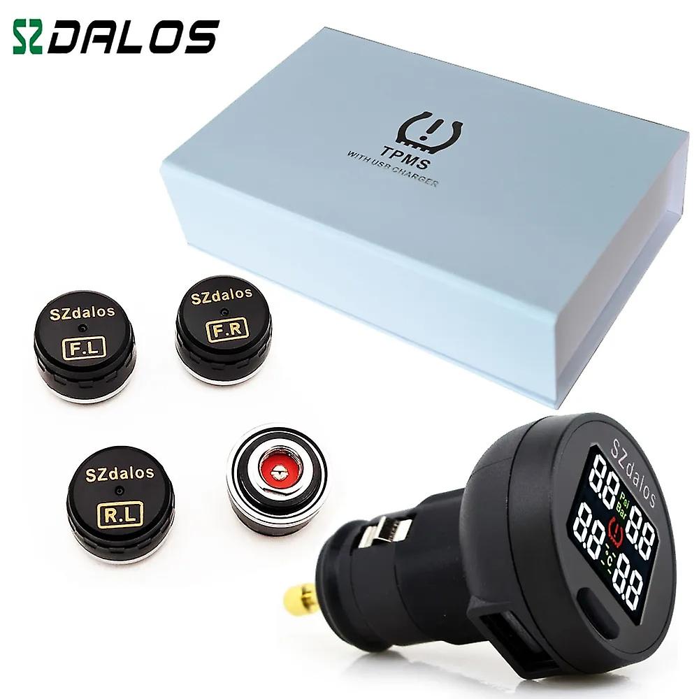 Tp200 Upgraded Version,2016 New Style Tpms, Car Tire Pressure Monitoring System With Mini External Sensors