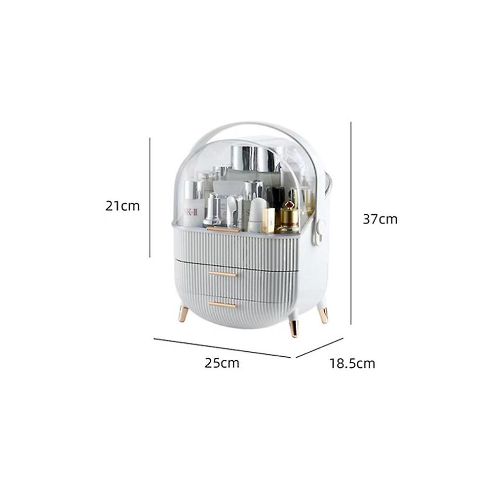 Fashion Big Capacity Cosmetic Storage Box Waterproof Dustproof Storage Drawer