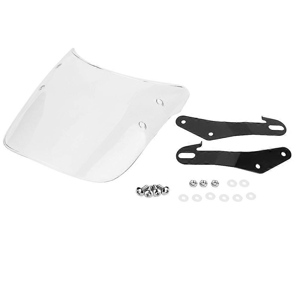 Motorcycle Headlight Cover Windshield Windscreen Wind Protection Transparent