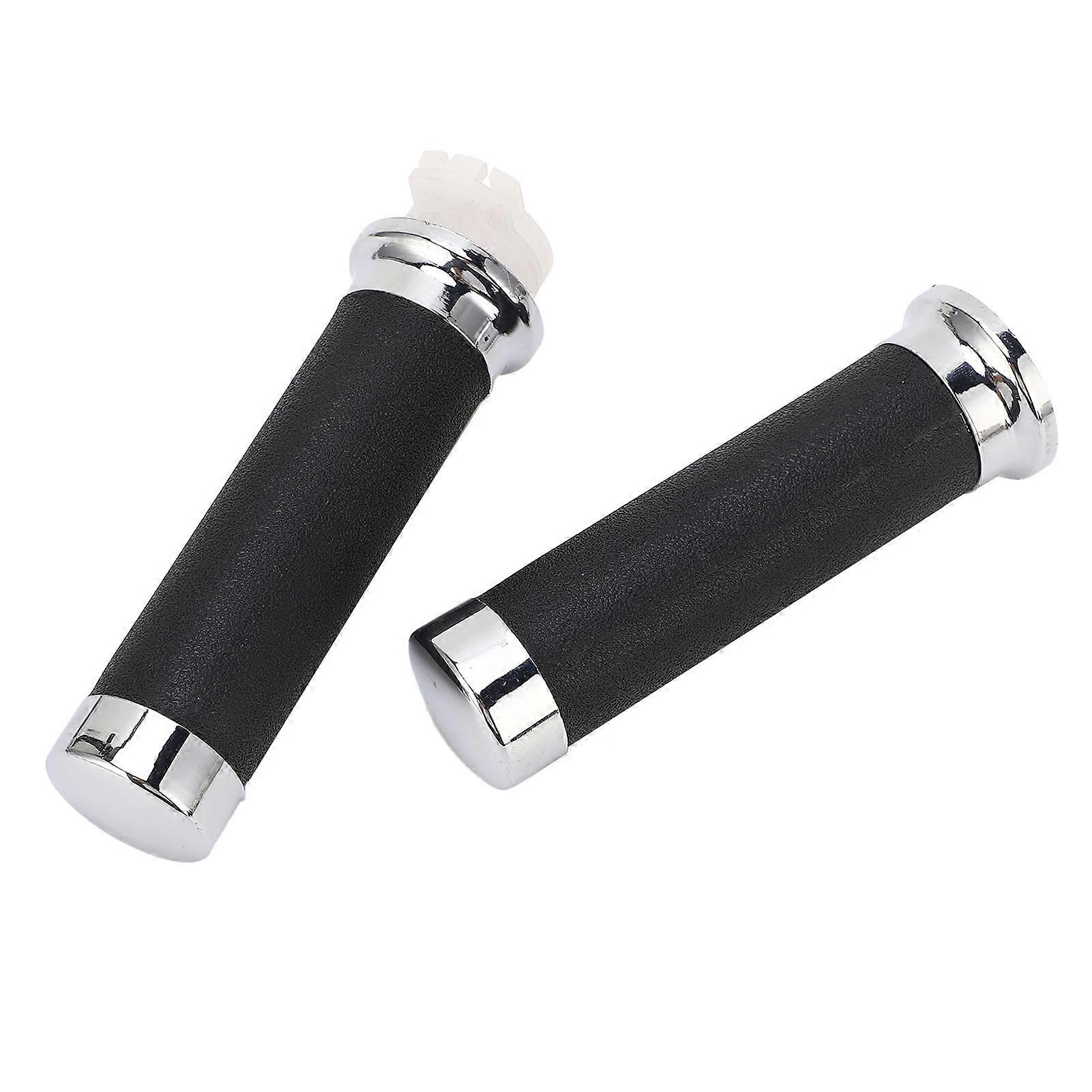 1Pair Motorcycle Handle Grip Ergonomic Slip Resistant Throttle Handle Replacement For Shadow 400 750 VT600 VT750