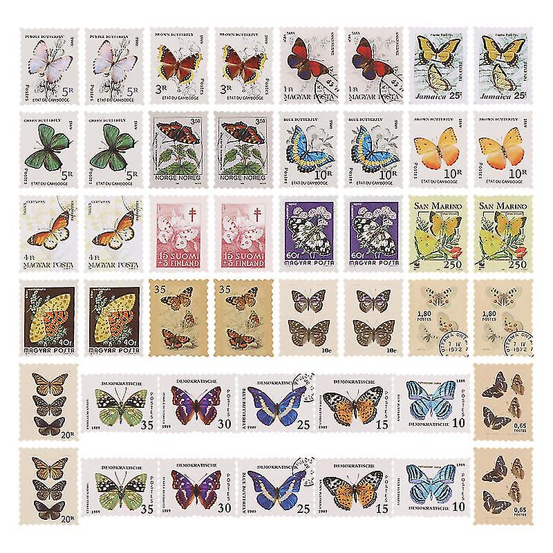 92pcs Stamp Stickers