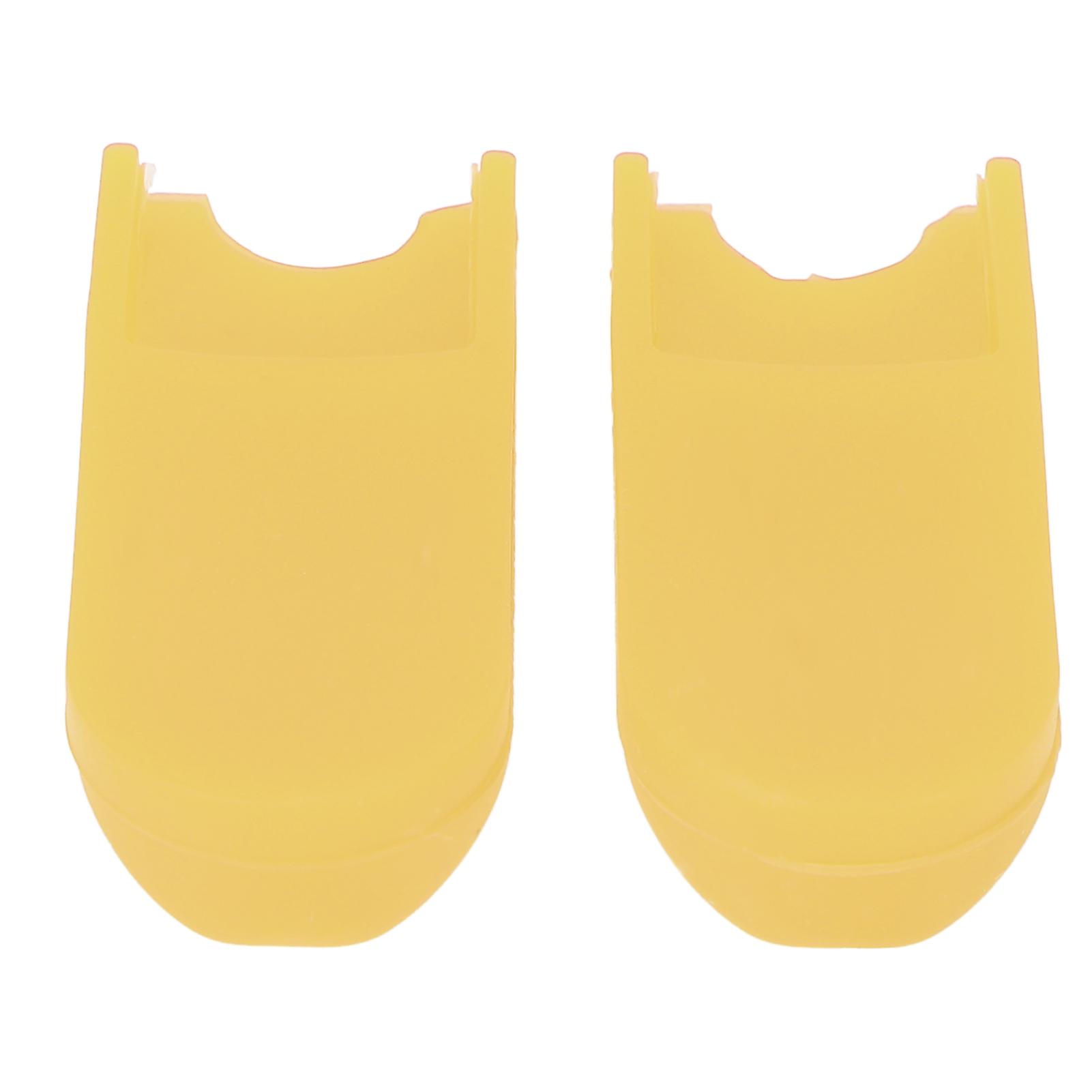 2PCS Saxophone Doigt Repose-doigt Coussin Protecteur de pouce avec selle Instruments à vent AccessoiresJaune 