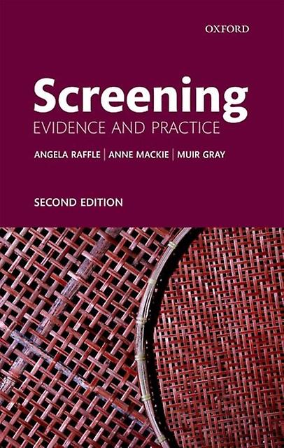 Screening - Gray, J. A. Muir - Paperback - English Book - Medical screening