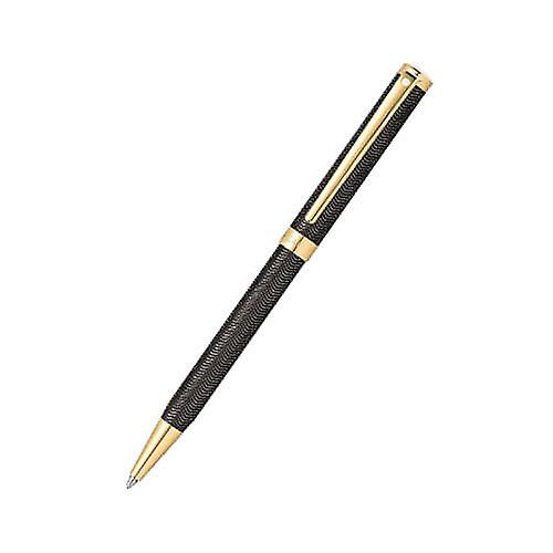 BALLPOINT Sheaffer Intensity Gravierter Mattschwarz/Gold-Besatzstift in einer Geschenkbox