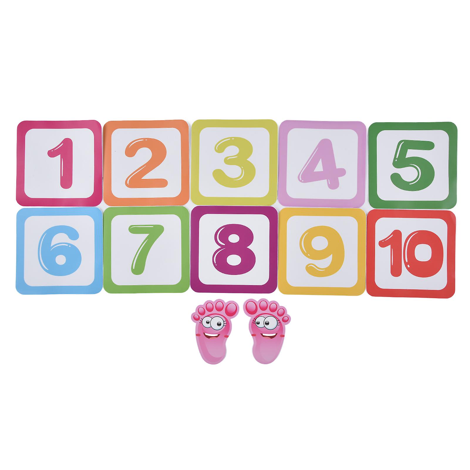 Classic game floor sticker number environmental protection PVC waterproof number game sticker