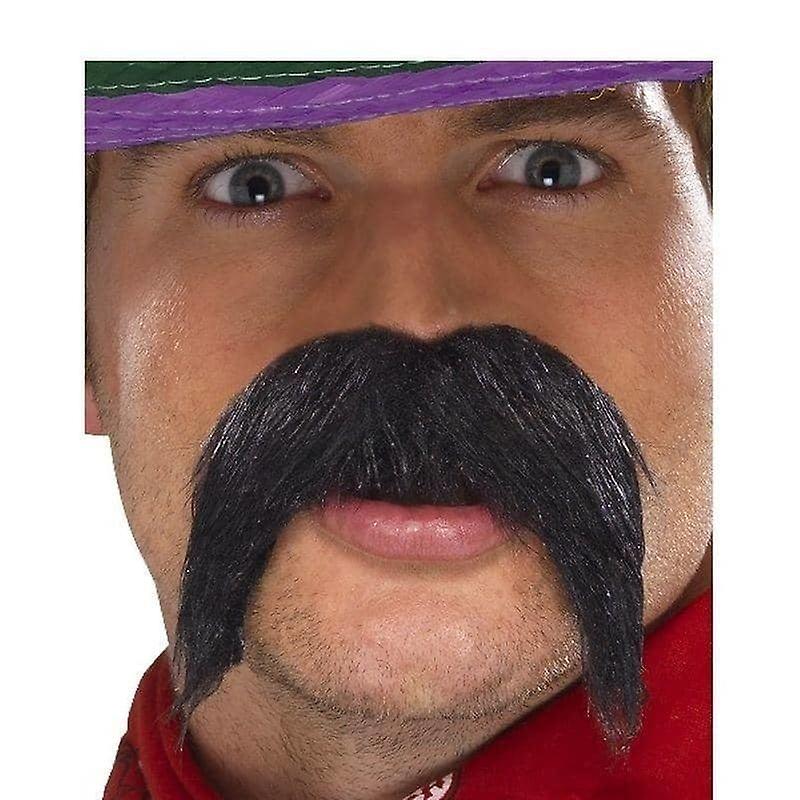 Big & Bushy Gringo Tash Adult Black 39284