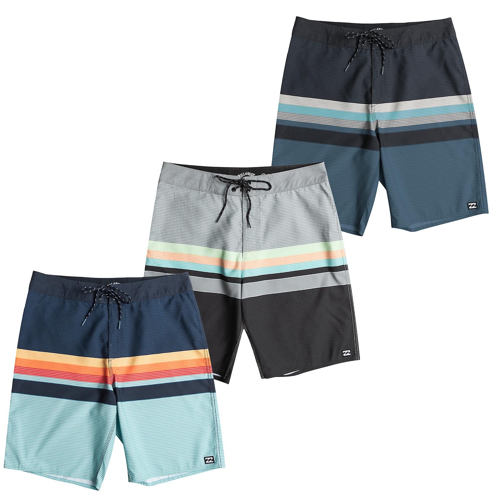 Billabong Mens All Day Stripes 20" Swim Swimming Surf Surfing Boardshorts