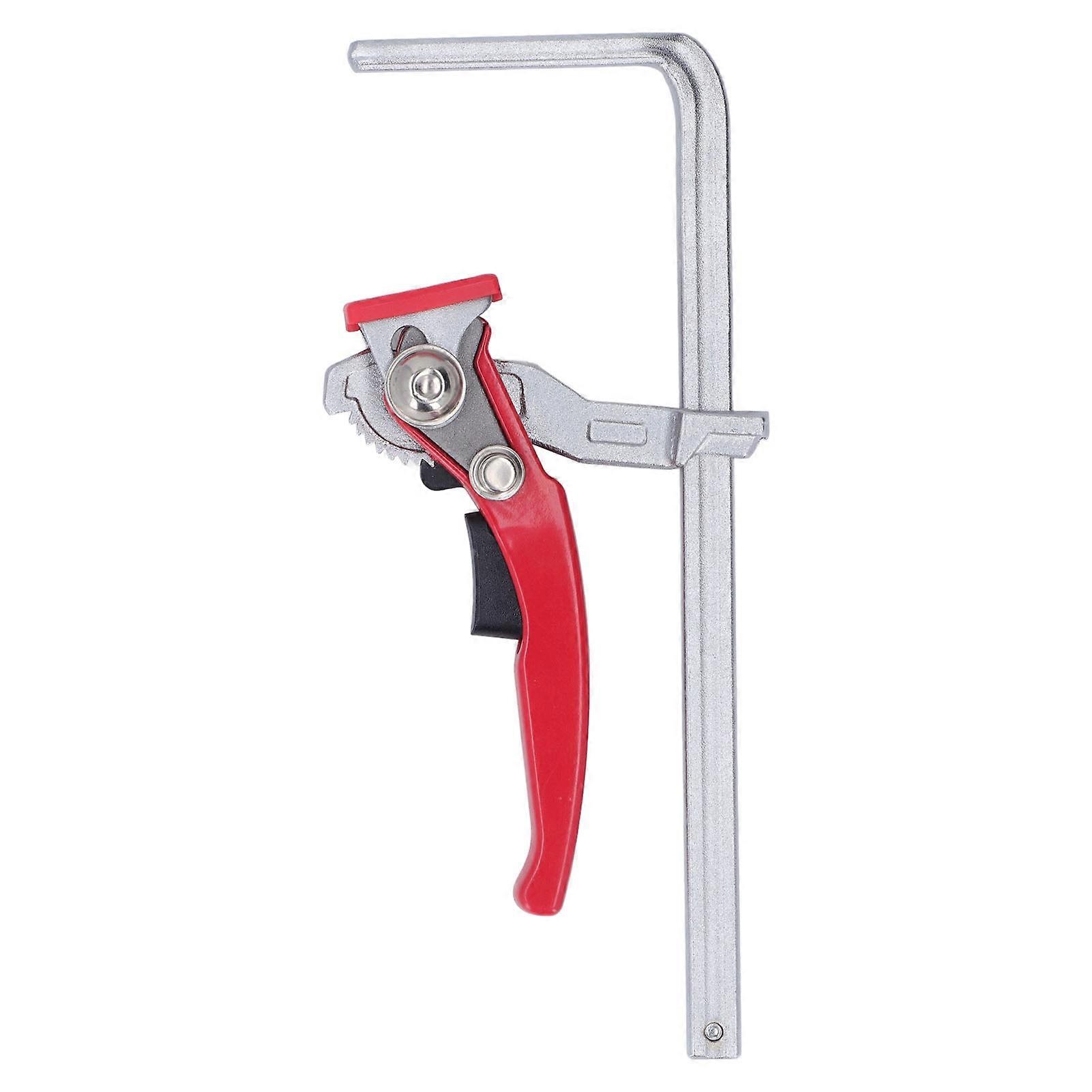 Jadeshay Alloy Steel Quick Release Ratchet Clamp, Anti Slip Track Saw Guide for Secure Woodworking 4LWQF