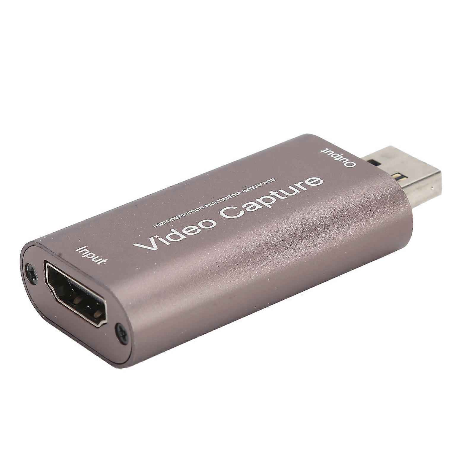 HD Multimedia Interface Video Capture Card HD Multimedia Interface to USB3.0 Video Recording Game Live OBS Capture Box