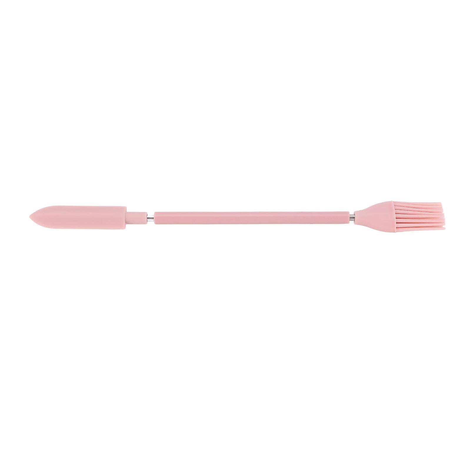 Mini Silicone Spatula Telescopic Double Head Spatula Brush Stretchable Jar Spatula for Cosmetics Kitchen