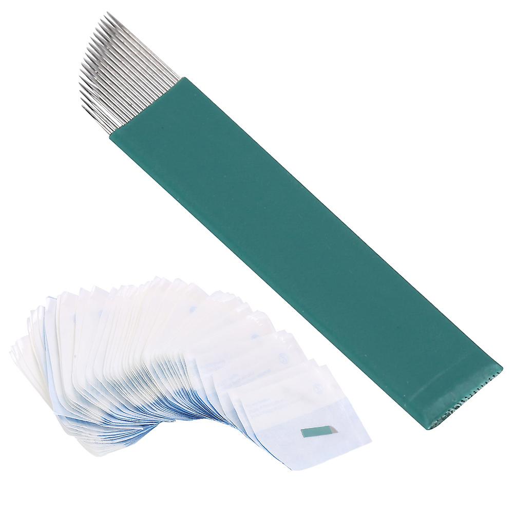 Microblading Needle Blade 18 Pins Tattoo Pen for Permanent Makeup