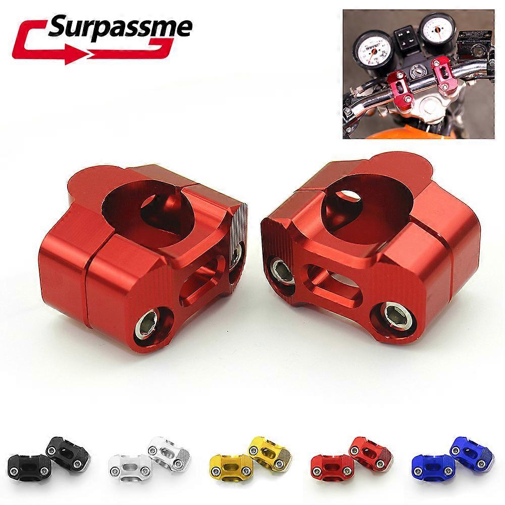 CNC Motorcycle Handlebar Risers 22MM 7/8'' to 28mm 1 1/8'' Universal Handle Bar Clamp Adaptor For YAMAHA MT07 MT09 For HONDA