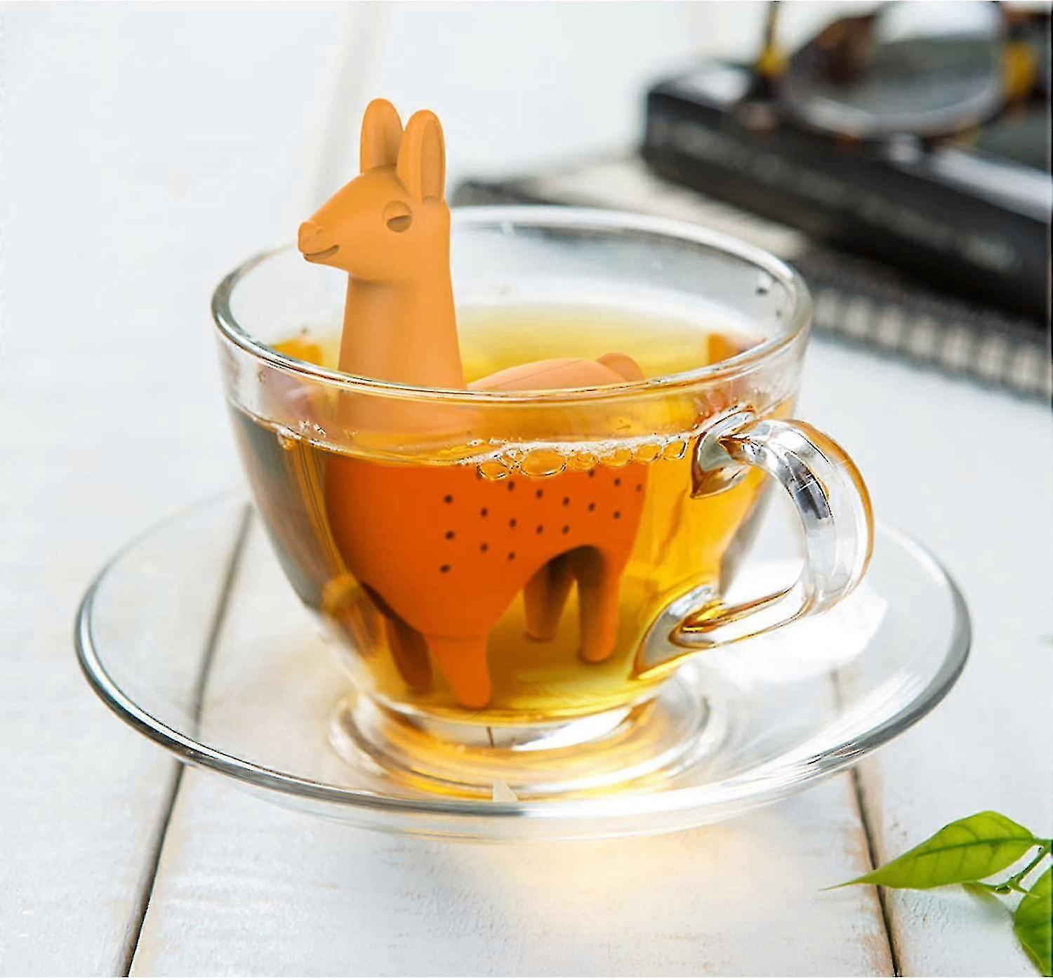 Silicone Alpaca Tea Maker Strainer, 1 Piece, 10.8x6.8x3cm, for Tea