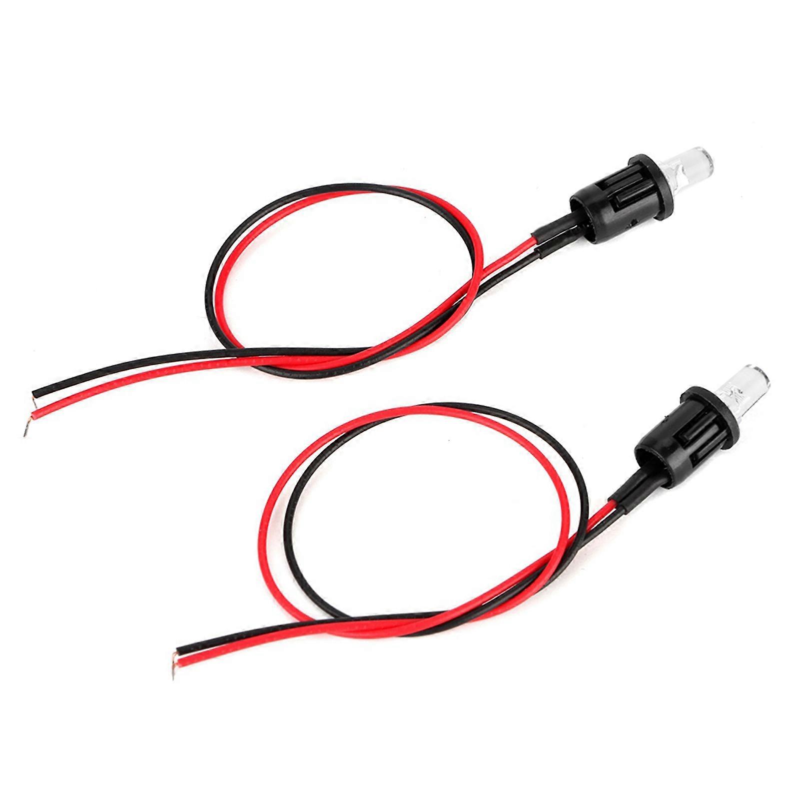 1 Pair DC 12V Car LED Alternating Alarm Dash Mount Light