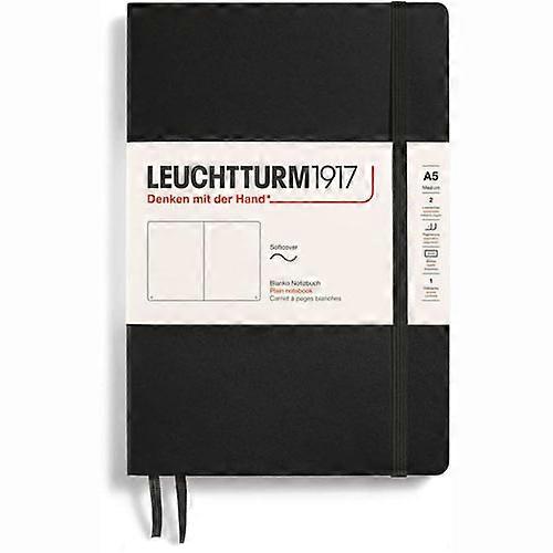 Leuchtturm Premium Quality Flexible Softcover Plain Notebook A5 123 Pages