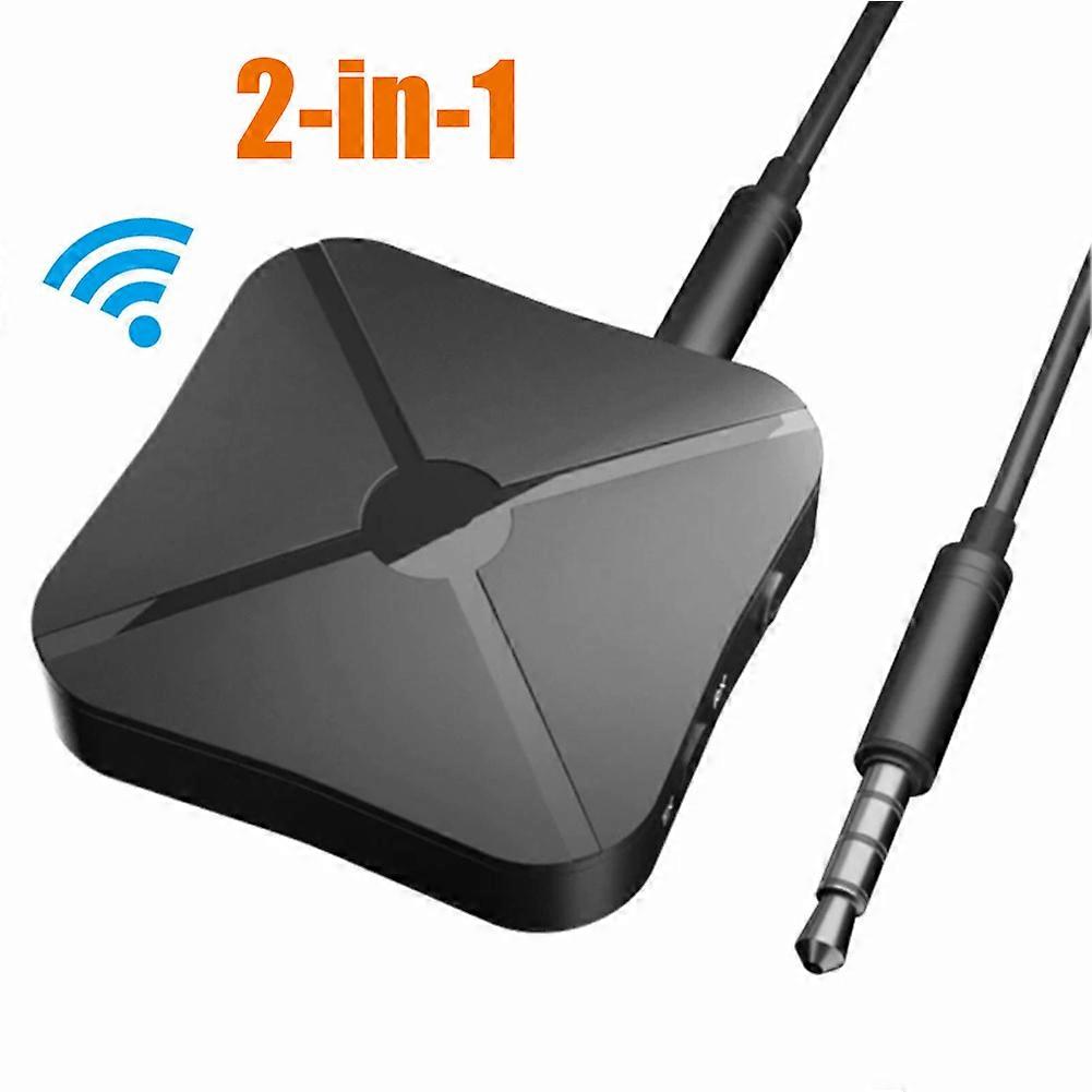 2 In 1 Real Stereo Bluetooth -compatible 42 Receiver Transmitter Bluetooth Wireless Adapter Audio With 35mm Aux For Tv Mp3 Pc