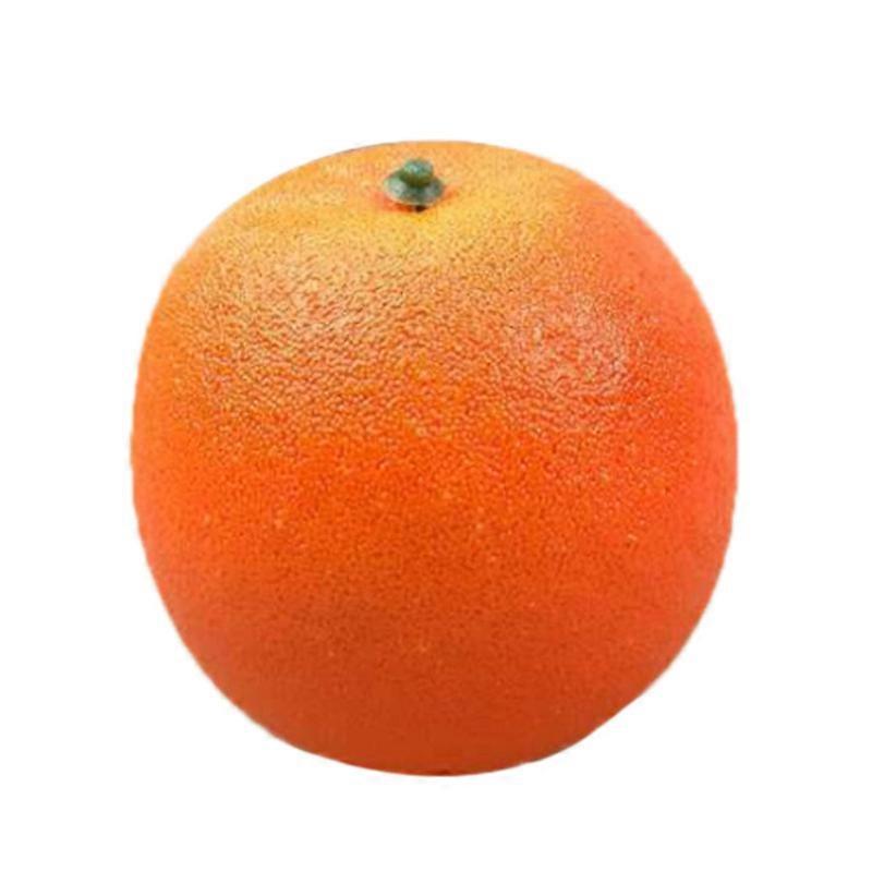 Model de simulare a fructelor artificiale Spumă Fructe false Grădiniță Materiale didactice Recuzită decorativă Portocaliu