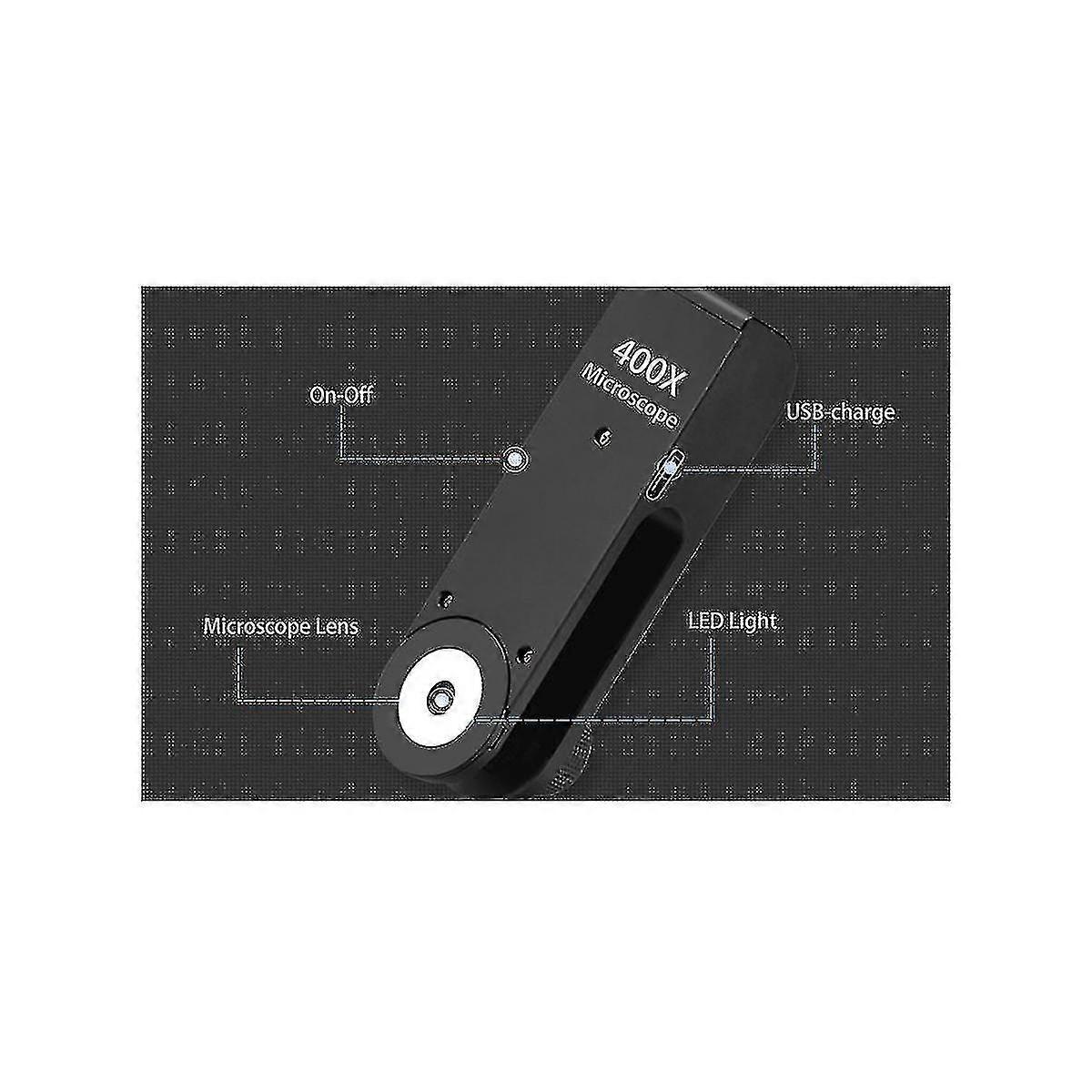 Digital Microscope For Electronics Dermatoscope 400x Microscope Handheld Mobile 400x Micr