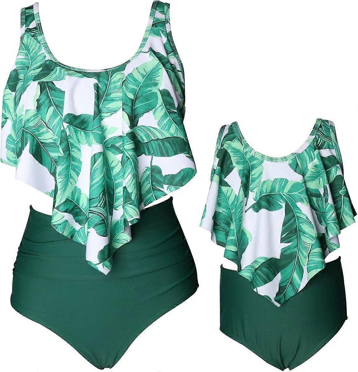 KABETY Filles Maillot De Bain Deux Pièces Bikini Ensemble Volants Falbala Maillots De Bain Maillots De Bain