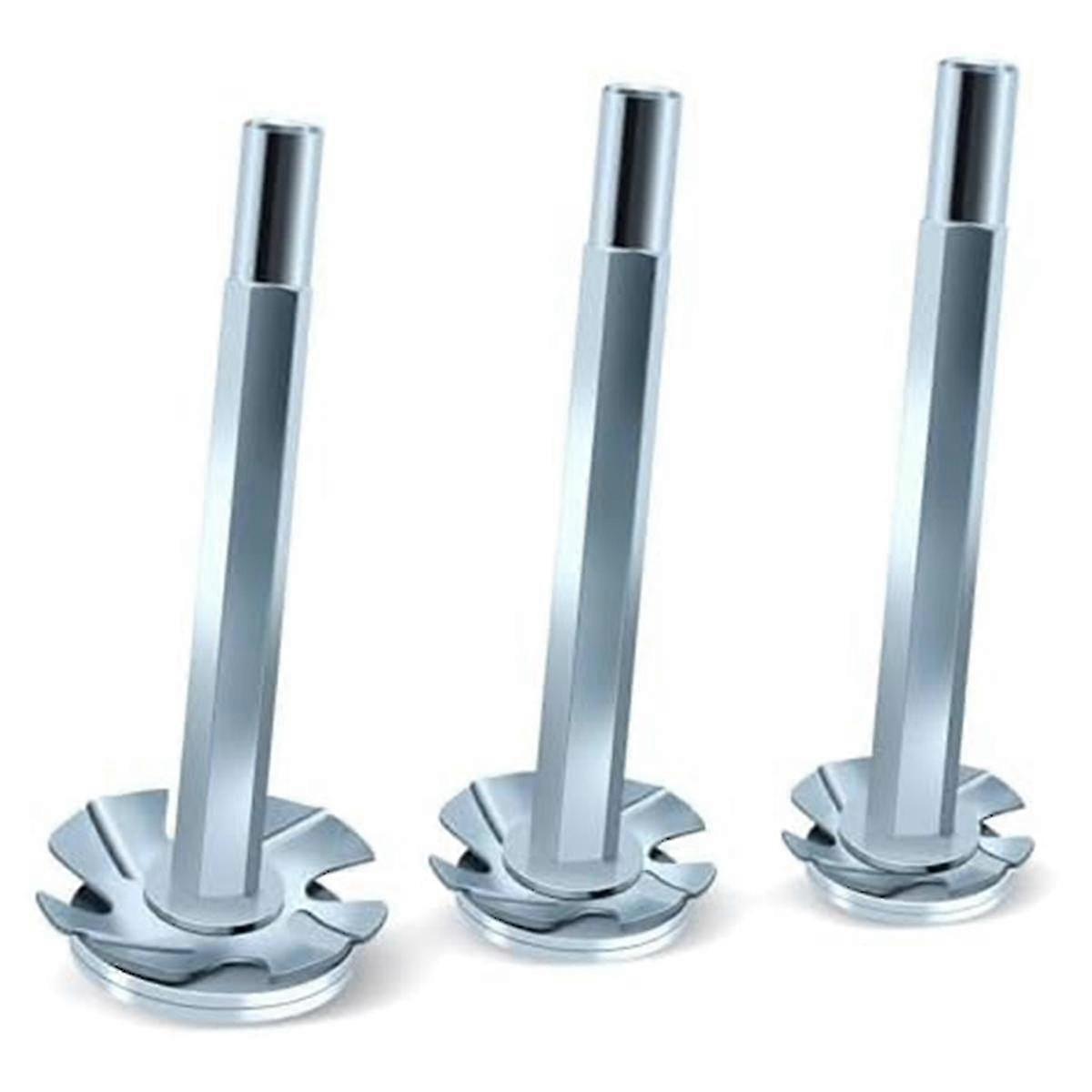 3x Socket Protector Set With 1-1/2, 2, 3 Inch Head,pipe Reamer For Sch 40 Removal From Hub,fits 1/2