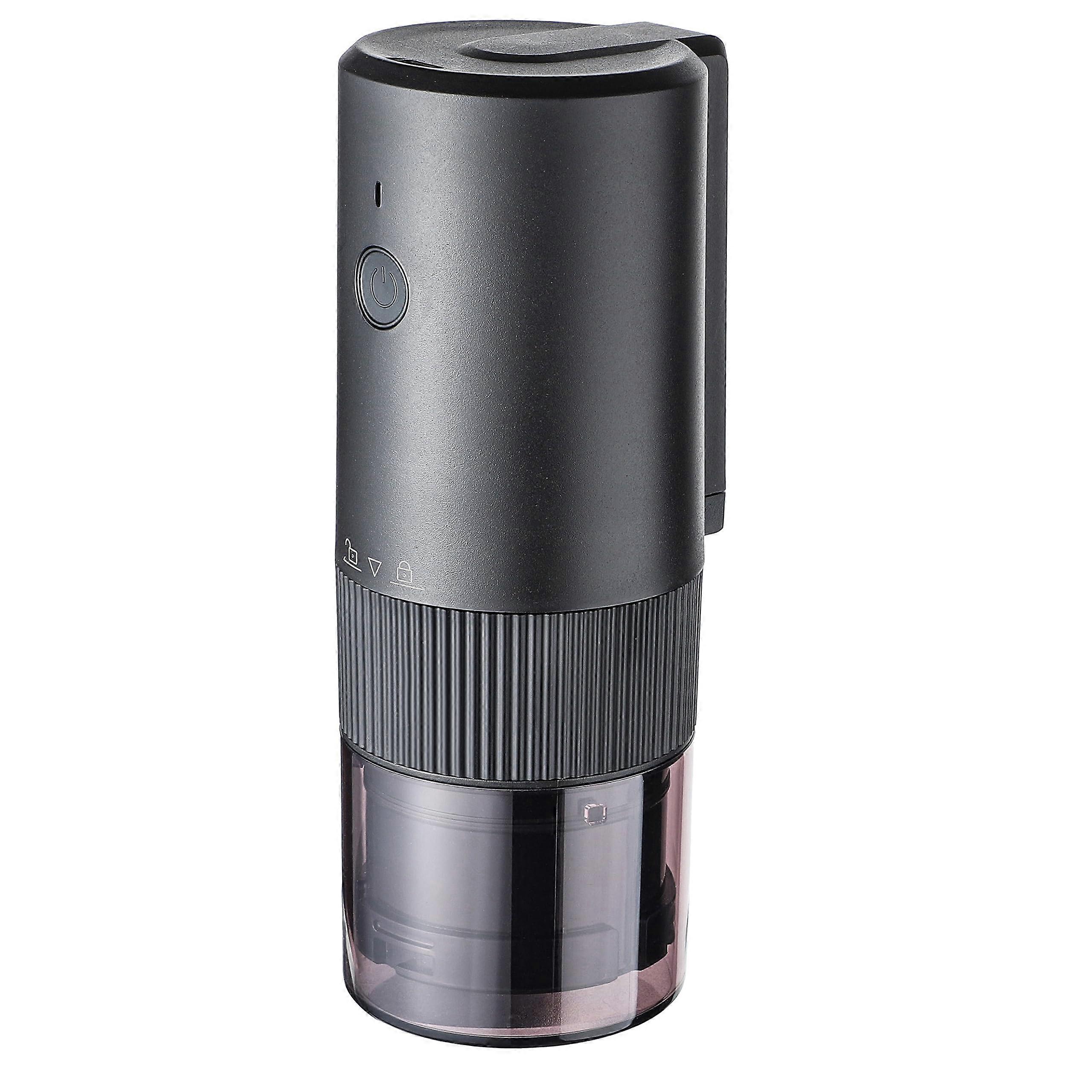 Coffee Grinder Electric, Automatic Conical Burr Coffee Grinder with Precise Adjustable Settings, Portable Coffee Grinder for Travel Black