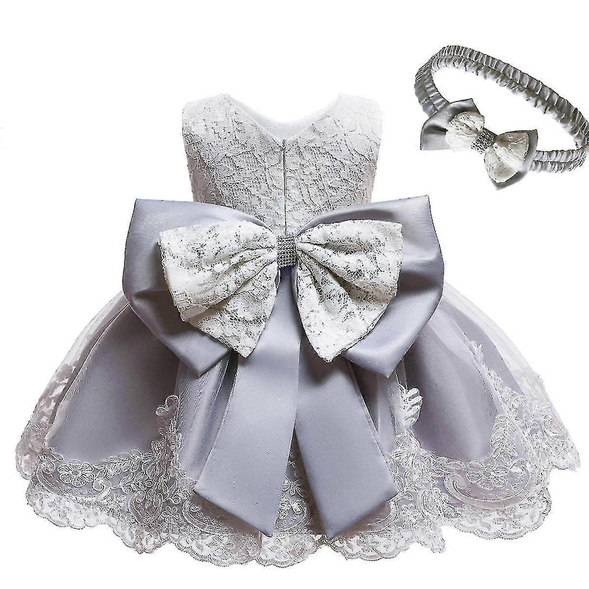 Enfants Fille Bowknot Tutu Pageant Mariage Baptême - Ya